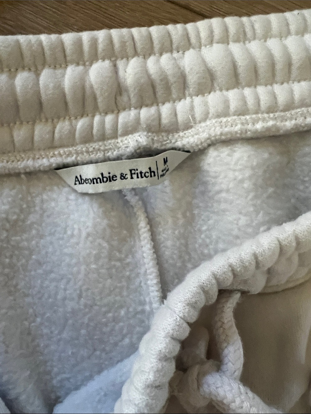 Abercrombie & Fitch Cream Fleece Jogger Set - Picture 2 of 6